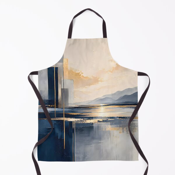 Item preview, Silent Coastal Reflection Abstract Art designed and sold by hutofdesigns.