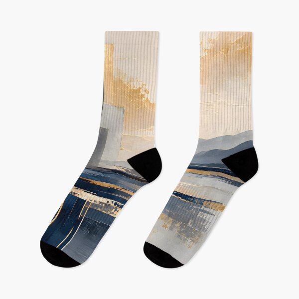 Item preview, Silent Coastal Reflection Abstract Art designed and sold by hutofdesigns.