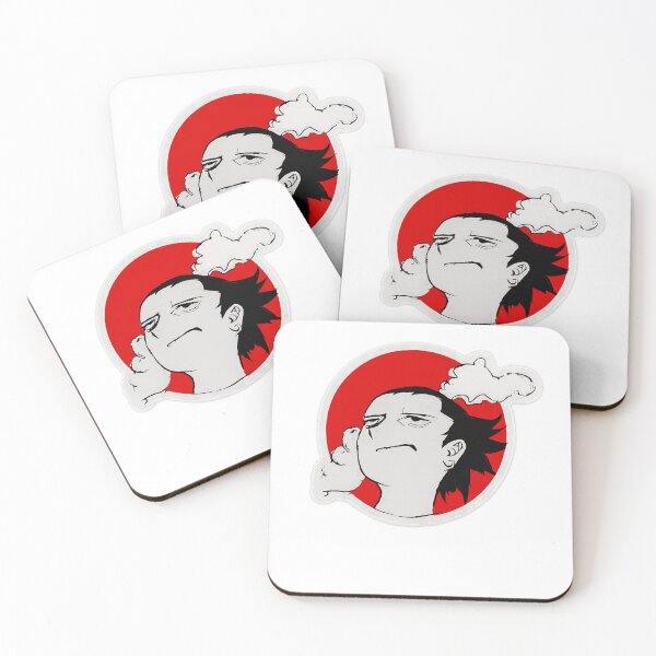 Item preview, Stoic Anime Face Red Sun Aesthetic designed and sold by ZenOtaku Lab.