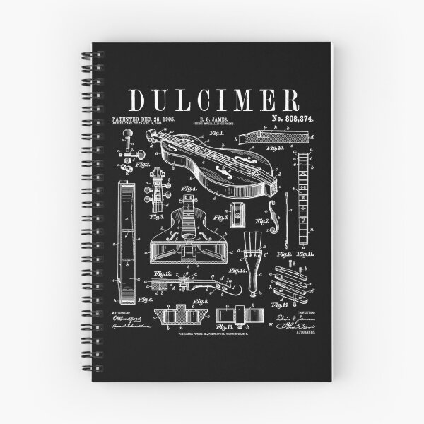 Item preview, Appalachian Dulcimer Fretted Instrument Music Vintage Patent designed and sold by GrandeDuc.