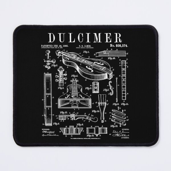 Item preview, Appalachian Dulcimer Fretted Instrument Music Vintage Patent designed and sold by GrandeDuc.