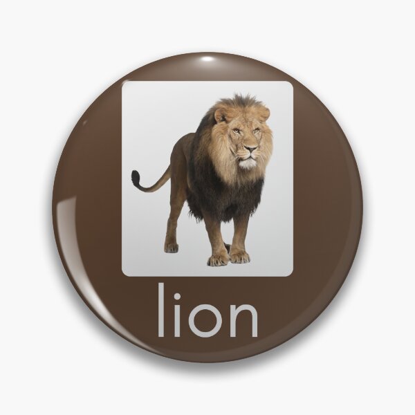 Item preview, Lion on white and brown designed and sold by Noydee Red Salavan.