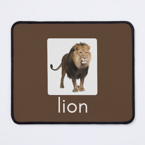 Item preview, Lion on white and brown designed and sold by Noydee Red Salavan.