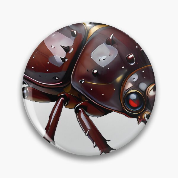 Item preview, Rhinoceros Beetle with Spiked Armor designed and sold by IllumeInk.