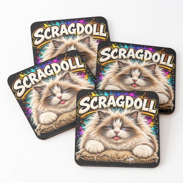 Item preview, Scragdoll | Funny Scruffy Ragdoll Cat Shirt | Cute Fluffy Cat Lover Gift designed and sold by EverclearDesign.