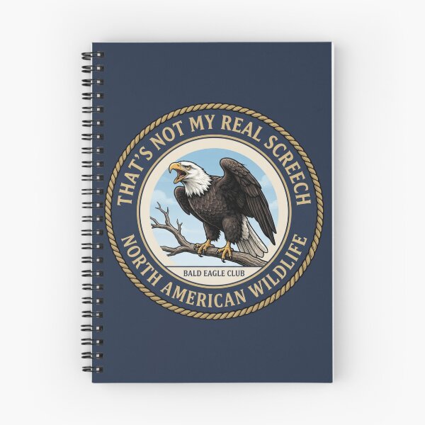 Item preview, That's Not My Screech Bald Eagle Humor Badge designed and sold by CalmCapy Co.