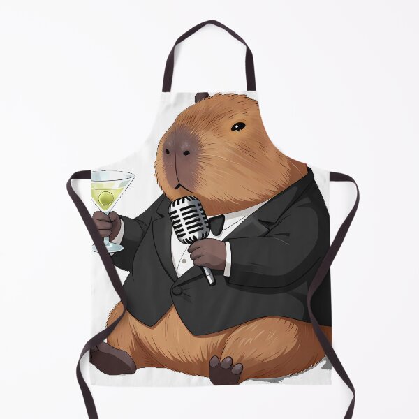 Item preview, Capybara Lounge Singer designed and sold by pumsquare.