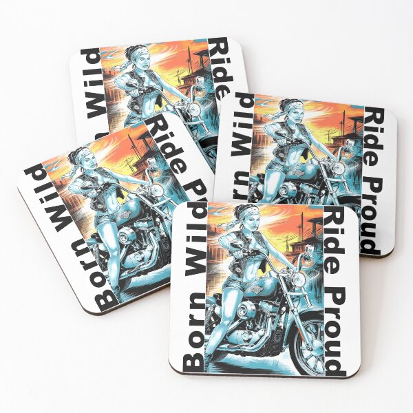 Item preview,  Born Wild - Ride Proud designed and sold by Concept-Hub.