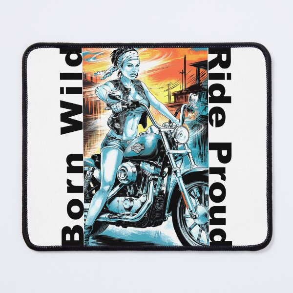 Item preview, Born Wild - Ride Proud designed and sold by Concept-Hub.