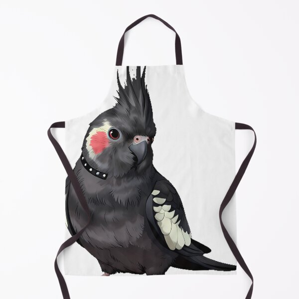 Item preview, Black Cockatiel with Punk Mohawk designed and sold by IllumeInk.