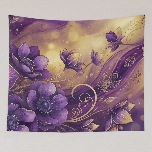 Item preview, Ethereal Purple Orchid Fantasy Floral Art designed and sold by SassyArtistry.