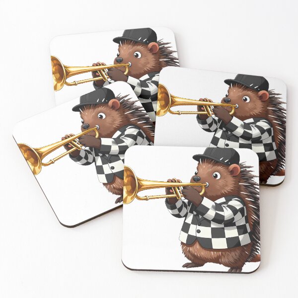 Item preview, Porcupine Ska Trombonist designed and sold by pumsquare.