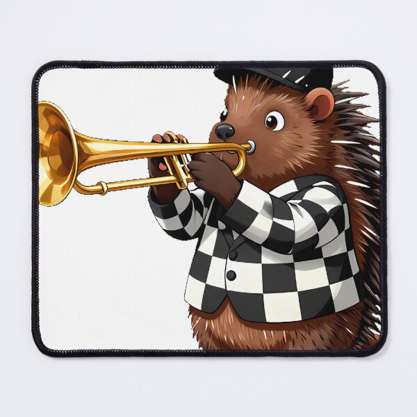 Item preview, Porcupine Ska Trombonist designed and sold by pumsquare.