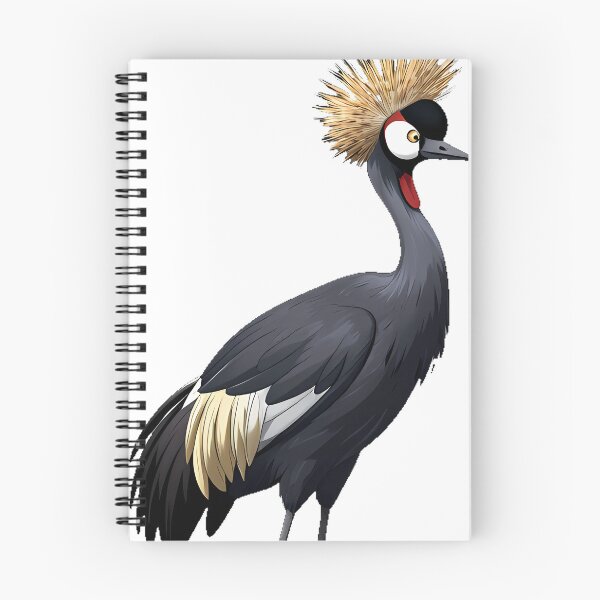 Item preview, Black Crowned Crane Feather Headdress designed and sold by IllumeInk.