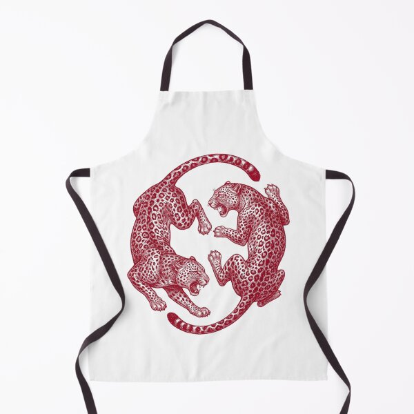Item preview, Red Jungle Jaguars Vintage Etching designed and sold by raedattia.