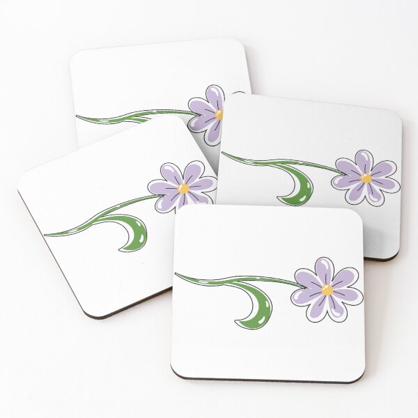 Item preview, Purple flower, stylized, five-petal designed and sold by ZorianArt.