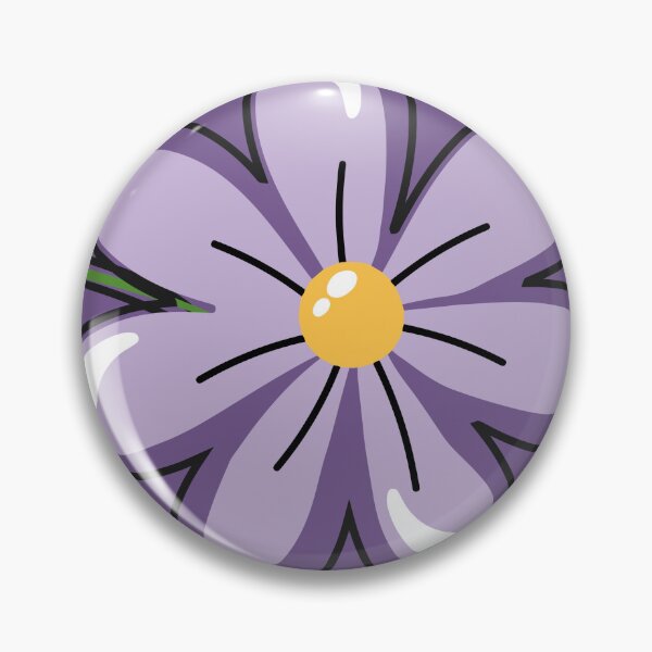 Item preview, Purple flower, stylized, five-petal designed and sold by ZorianArt.