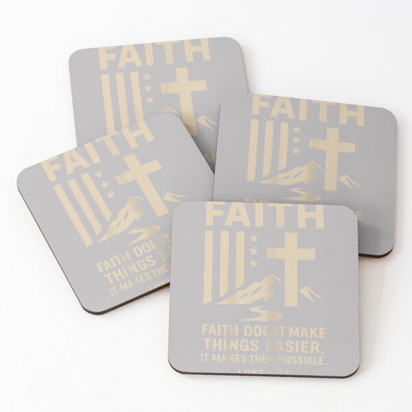 Item preview, Faith Doest Make Things Easier Makes Them Possible Luke 1 37 designed and sold by GreggRoss.