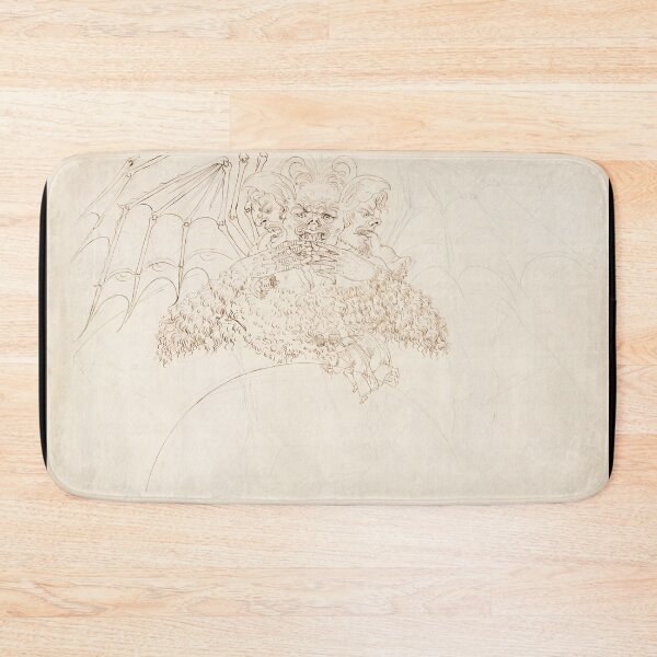 Item preview, Three Faced Satan Devouring Sinners in Hell designed and sold by artofuniverse.