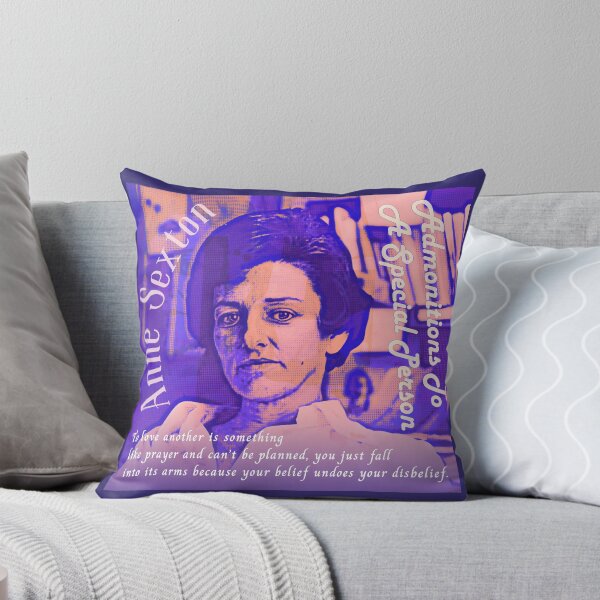 Item preview, Anne Sexton quote: To love another is something like prayer and can’t be planned, you just fall into its arms because your belief undoes your disbelief. designed and sold by artbleed.
