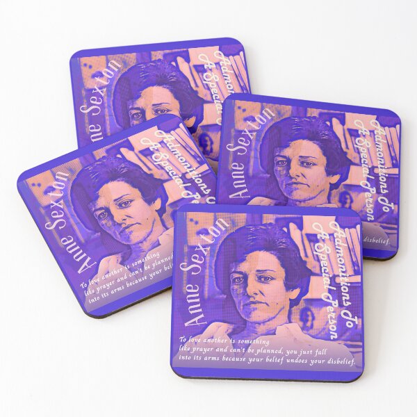 Item preview, Anne Sexton quote: To love another is something like prayer and can’t be planned, you just fall into its arms because your belief undoes your disbelief. designed and sold by artbleed.