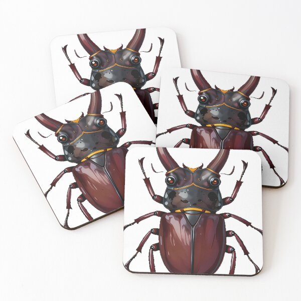 Item preview, Stag Beetle with Antler Crown designed and sold by IllumeInk.