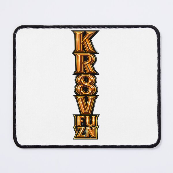 Item preview, KR8V FUZN Orange & Black 3D Streetwear Typography designed and sold by Kr8vFuzn.