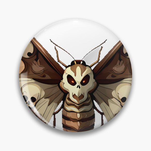 Item preview, Death's Head Hawkmoth Skull Paint designed and sold by IllumeInk.