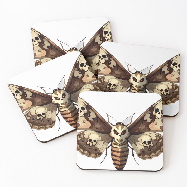 Item preview, Death's Head Hawkmoth Skull Paint designed and sold by IllumeInk.