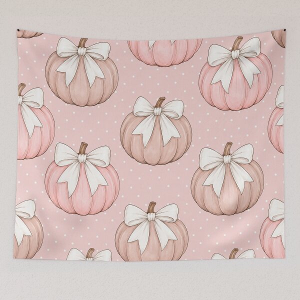 Item preview, Mocha Pumpkin With Bow Coquette Fall Preppy designed and sold by Yellowriversss.