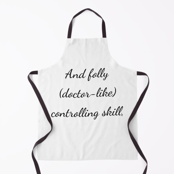 Item preview, “And folly (doctor-like) controlling skill,” - handwriting black designed and sold by ariksworld.