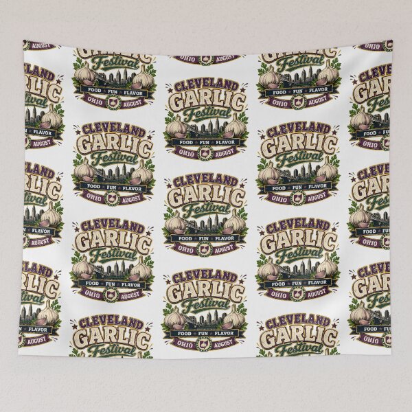 Item preview, Cleveland Garlic Festival Ohio August Celebration designed and sold by Combat Skies.
