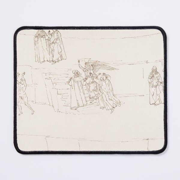 Item preview, Dante and Virgil Descending Through Purgatory designed and sold by artofuniverse.