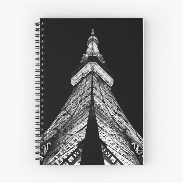 Item preview, Eiffel Tower Black and White | Paris Landmark | Fine Art Architecture Photography designed and sold by StyleForge Apparel.