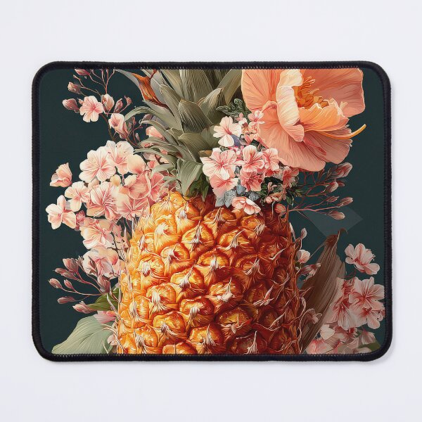 Item preview, Pineapple Tropical Fruits and Flowers designed and sold by Grafititee.