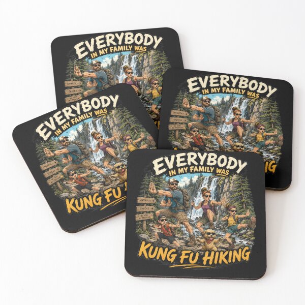 Item preview, Funny Family Hiking Shirt | Everybody In My Family Was Kung Fu Hiking designed and sold by EverclearDesign.
