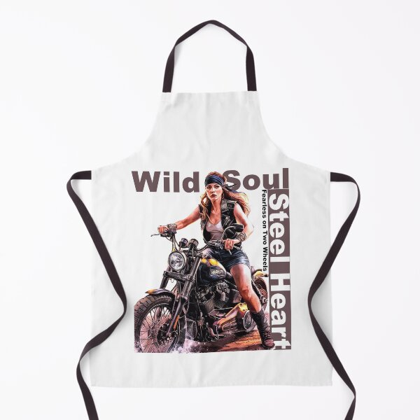 Item preview, Wild Soul-Steel Heart - Fearless on Two Wheels designed and sold by Concept-Hub.