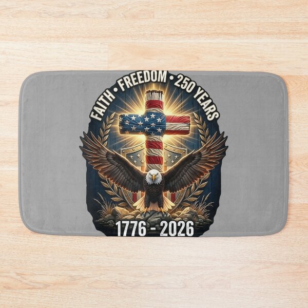 Item preview, Faith Freedom Tree Roots 250 Years Christian Patriotic Cross Tank Top designed and sold by GreggRoss.