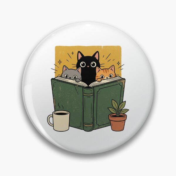 Item preview, Cozy Cats Reading Books Vintage Bookworm Gift Cute Cat Lover designed and sold by raedattia.