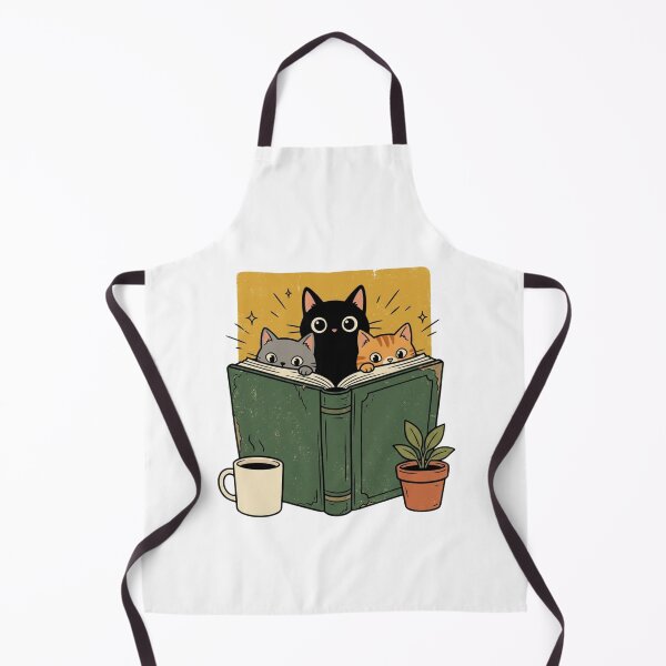 Item preview, Cozy Cats Reading Books Vintage Bookworm Gift Cute Cat Lover designed and sold by raedattia.