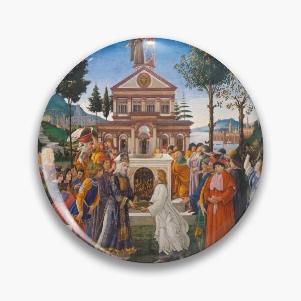 Item preview, Temptation of Christ Renaissance Fresco designed and sold by artofuniverse.