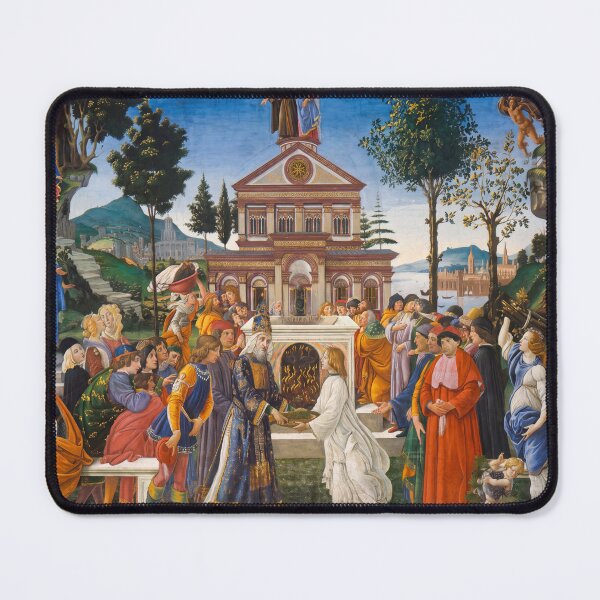 Item preview, Temptation of Christ Renaissance Fresco designed and sold by artofuniverse.