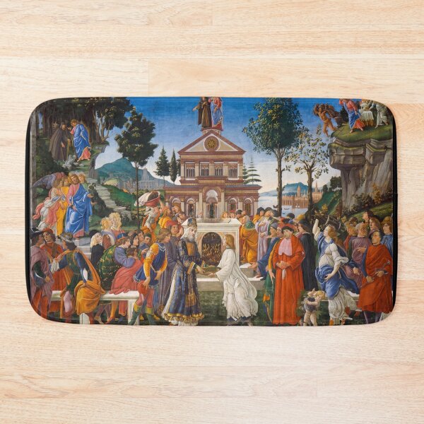 Item preview, Temptation of Christ Renaissance Fresco designed and sold by artofuniverse.
