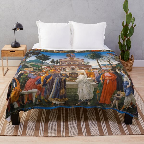 Item preview, Temptation of Christ Renaissance Fresco designed and sold by artofuniverse.