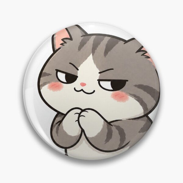 Item preview, Mischievous Gray Tabby Cat designed and sold by ArtPrintPov.