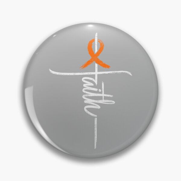 Item preview, Faith Leukemia Awareness Cross Christian Ribbon Orange designed and sold by GreggRoss.