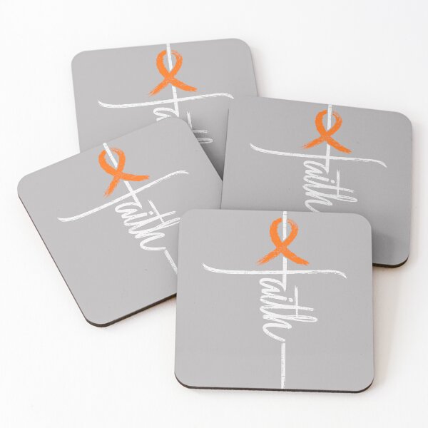 Item preview, Faith Leukemia Awareness Cross Christian Ribbon Orange designed and sold by GreggRoss.