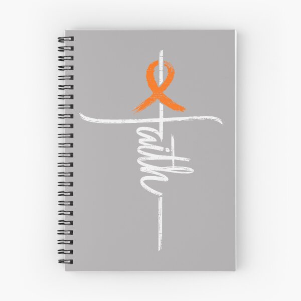 Item preview, Faith Leukemia Awareness Cross Christian Ribbon Orange designed and sold by GreggRoss.