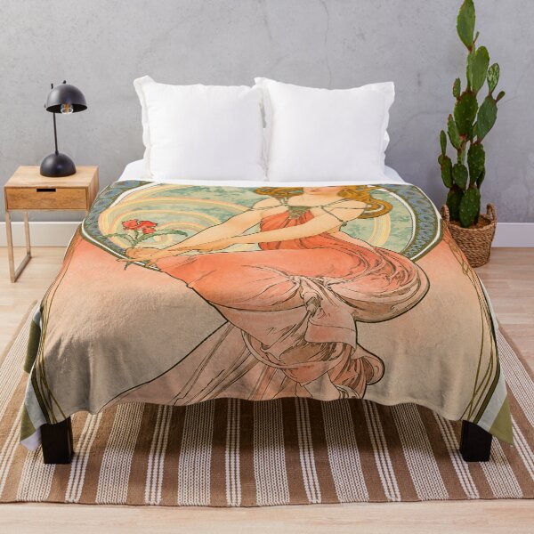 Item preview, Art Nouveau Poster by Alfonso Mucha 1898 - The Arts designed and sold by LuluLeb.