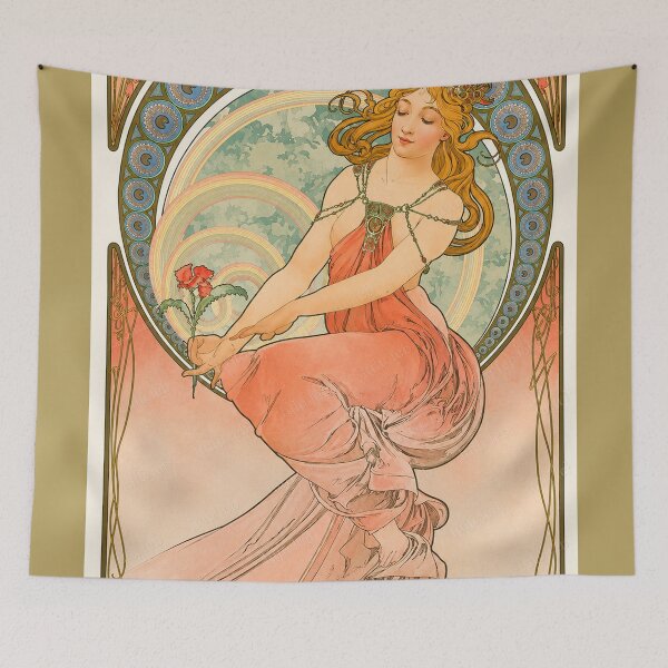 Item preview, Art Nouveau Poster by  Alfonso Mucha  1898  - The Arts designed and sold by LuluLeb.